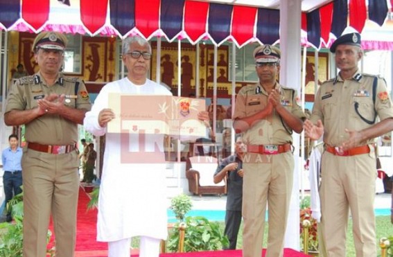 CM released book on Tripura Police CM released book on Tripura Police